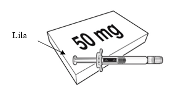 50 mg förfylld spruta