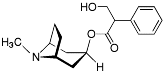 Bild på kemisk struktur för Atropin