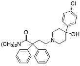 Bild på kemisk struktur för Loperamid
