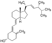 Bild på kemisk struktur för Ergokalciferol