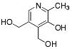 Bild på kemisk struktur för Pyridoxin