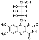 Bild på kemisk struktur för Riboflavin