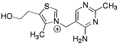 Bild på kemisk struktur för Tiamin