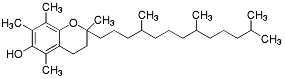 Bild på kemisk struktur för RRR-alfa-tokoferol