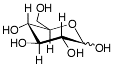 Bild på kemisk struktur för Glukos (vattenfri)