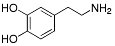 Bild på kemisk struktur för Dopamin