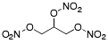 Bild på kemisk struktur för Glyceryltrinitrat