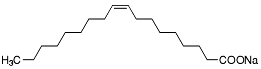 Bild på kemisk struktur för Natriumoleat