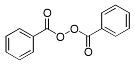 Bild på kemisk struktur för Bensoylperoxid, vattenfri
