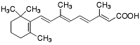 Bild på kemisk struktur för Tretinoin