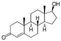 Bild på kemisk struktur för Testosteron