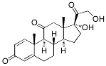Bild på kemisk struktur för Prednison