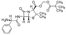 Bild på kemisk struktur för Pivampicillin