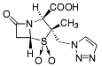 Bild på kemisk struktur för Tazobaktam