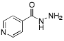 Bild på kemisk struktur för Isoniazid