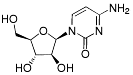 Bild på kemisk struktur för Cytarabin