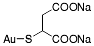 Bild på kemisk struktur för Natriumaurotiomalat