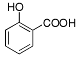 Bild på kemisk struktur för Salicylsyra