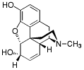 Bild på kemisk struktur för Morfin