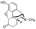 Bild på kemisk struktur för Hydromorfon