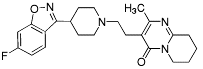 Bild på kemisk struktur för Risperidon