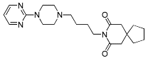 Bild på kemisk struktur för Buspiron