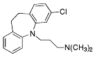 Bild på kemisk struktur för Klomipramin