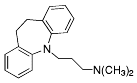Bild på kemisk struktur för Imipramin