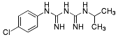Bild på kemisk struktur för Proguanil
