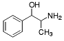 Bild på kemisk struktur för Fenylpropanolamin