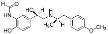Bild på kemisk struktur för Formoterol