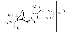 Bild på kemisk struktur för Ipratropium