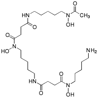 Bild på kemisk struktur för Deferoxamin