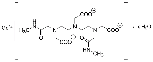 Bild på kemisk struktur för Gadodiamid