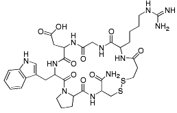 Bild på kemisk struktur för Eptifibatid