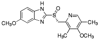 Bild på kemisk struktur för Esomeprazol
