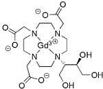 Bild på kemisk struktur för Gadobutrol (vattenfri)