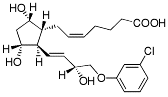 Bild på kemisk struktur för Kloprostenol