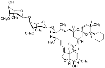 Bild på kemisk struktur för Doramektin