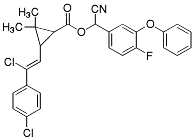 Bild på kemisk struktur för Flumetrin