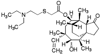 Bild på kemisk struktur för Tiamulin