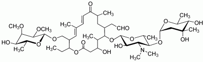 Bild på kemisk struktur för Tylosin