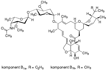 Bild på kemisk struktur för Eprinomektin