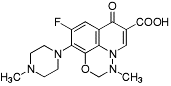 Bild på kemisk struktur för Marbofloxacin