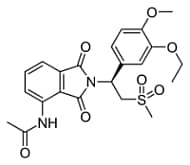 Bild på kemisk struktur för Apremilast