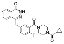 Bild på kemisk struktur för Olaparib
