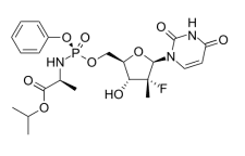 Bild på kemisk struktur för Sofosbuvir