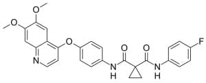 Bild på kemisk struktur för Kabozantinib