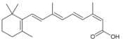 Bild på kemisk struktur för Isotretinoin