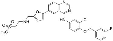 Bild på kemisk struktur för Lapatinib